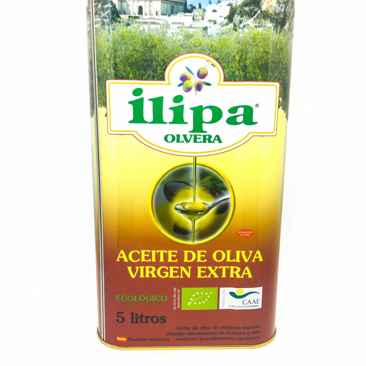 Aceite de Oliva Virgen Extra 5 Litros Lata (4 uds x 5 Litros) - Aceites  Echinac