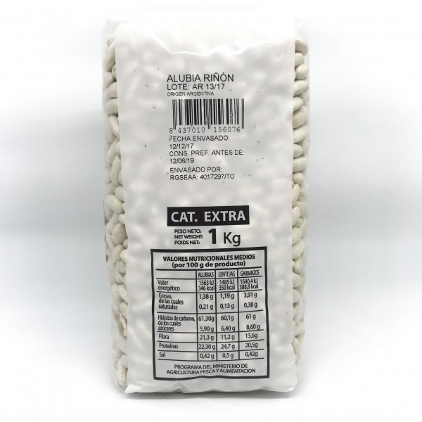 Alubia Riñón Extra 1kg