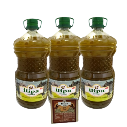 Pack 3 Garrafas Aceite Oliva Virgen Extra 5L Sin Filtrar (CUÑA IBERICO GRATIS)